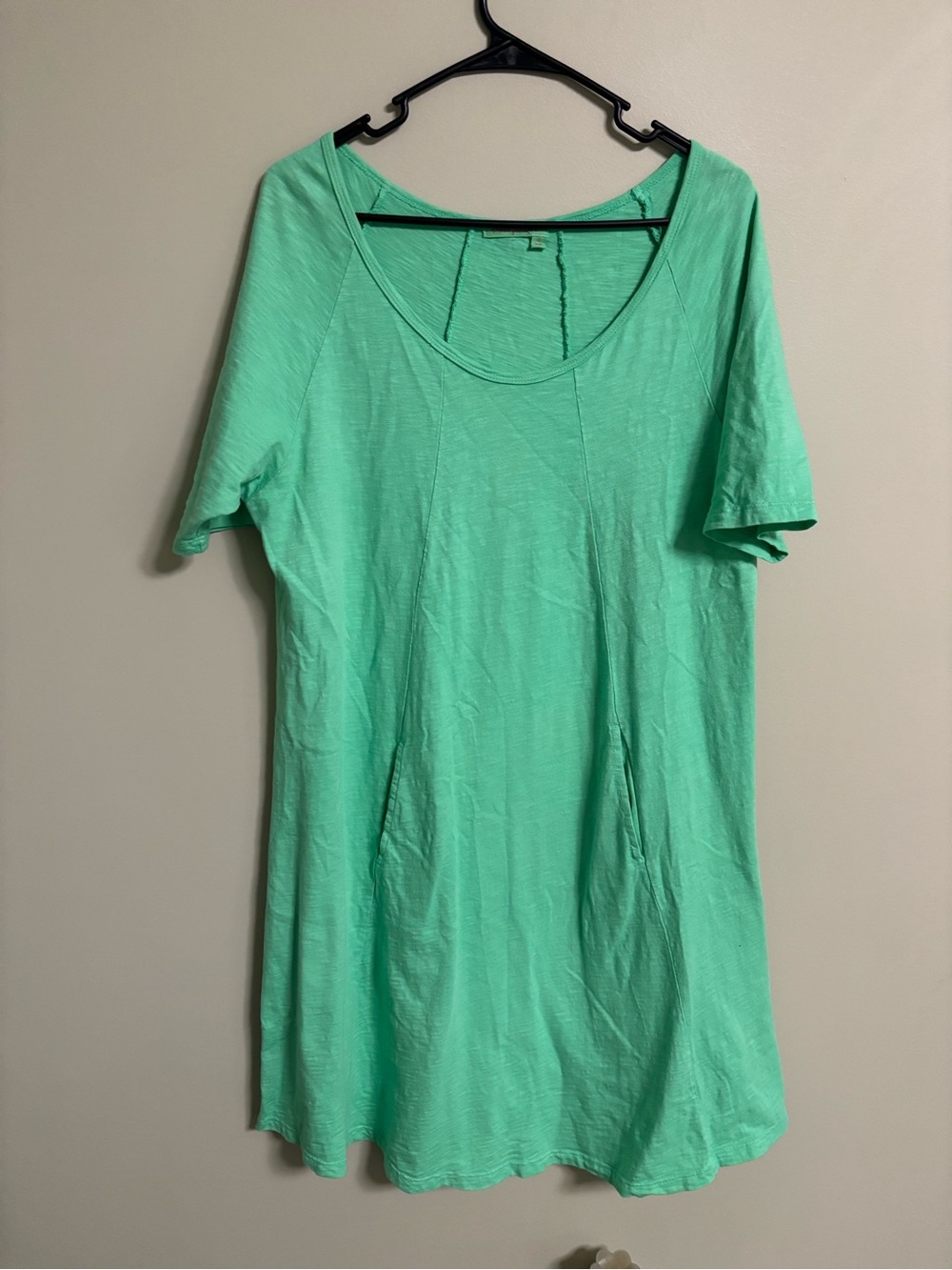 fresh produce Mint Green Short Sleeve T-shirt Dress Size XL